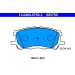 Bremsbelagsatz Lexus P. Rx 3,0-3,5 03-08 | 13.0460-5750.2