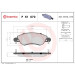 BREMBO Bremsklötze VA | CITROEN C5 01-05 | P 61 070