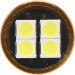 LED Glassockel T10 W5W W2,1x9,5d 4x 2835 24V SMD Weiß