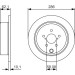 Bremsscheibe HA | SUBARU Impreza 08 | 0 986 479 A10