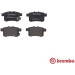 BREMBO Bremsklötze HA | HONDA Accord 08 | P 28 072 BREMBO Bremsklötze HA | HONDA Accord 08 | P 28 072