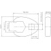 BGS Hahnenfußschlüssel | Antrieb Innenvierkant 12,5 mm (1/2"""") | SW 24 mm | 1757-24