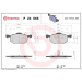 BREMBO Bremsklötze VA | FORD Maverick MAZDA Tribute 00-08 | P 24 056