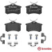 BREMBO Bremsklötze HA | AUDI,CITROEN,FORD,SKODA,VW 99 | P 85 020