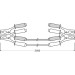 Starthilfekabel 6mm 150A | Kupferbesch. Alu-Kabel 2,5m | OSC060