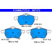 Bremsbelagsatz Opel P. Astra/Zafira 2.0 99-05 Mit Sensor | 13.0460-7173.2 Bremsbelagsatz Opel P. Astra/Zafira 2.0 99-05 Mit Sensor | 13.0460-7173.2