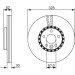 Bremsscheibe VA | VOLVO XC60 08 | 0 986 479 621