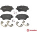 BREMBO Bremsklötze VA | FORD B-Max, Fiesta, Transit 12 | P 24 151