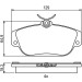 Bremsklötze | VOLVO 940,740,960,760,S90,V90 | 0 986 424 016