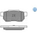 Bremsbelagsatz Honda T. Civic 97- Mit Sensor | 025 213 1313/W