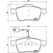 BREMBO Bremsklötze VA | ALFA 159, Brera, Spider 05-12 | P 23 103