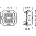 LEDriving Cube PX2500 Spot | Osram | Arbeitsscheinwerfer Pro | LEDPWL 110-SP