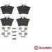 BREMBO Bremsklötze HA | CITROEN C5 PEUGEOT 407, 607 04-11 | P 61 079