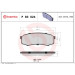 BREMBO Bremsklötze HA | MITSUBISHI Pajero TOYOTA Land Cruiser 84-10 | P 83 024