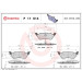 BREMBO Bremsklötze HA | CHRYSLER Voy/JEEP Cherokee 95 | P 11 014