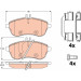 Bremsklötze VA | MERCEDES C-Klasse 07 | GDB2056