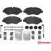 BREMBO Bremsklötze VA | MERCEDES Sprinter,VW Crafter 03 | P 50 085