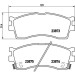 BREMBO Bremsklötze VA | KIA Carens, Rio 99-05 | P 30 016 BREMBO Bremsklötze VA | KIA Carens, Rio 99-05 | P 30 016