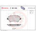 BREMBO Bremsklötze Xtra VA | MERCEDES Citan NISSAN Micra 02 | P 68 033X