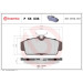 BREMBO Bremsklötze VA | NISSAN Almera, Primera 96-06 | P 56 036