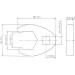 BGS Hahnenfußschlüssel | Antrieb Innenvierkant 12,5 mm (1/2"""") | SW 30 mm | 1757-30