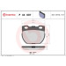 BREMBO Bremsklötze HA | LAND ROVER | P 44 007