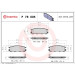 BREMBO Bremsklötze HA | SUBARU Impreza, Legacy 92-03 | P 78 005