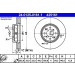 Bremsscheibe Mg P. 1.8/2.5 Zr/Zs 01-05 | 24.0125-0161.1