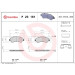 BREMBO Bremsklötze VA | FIAT Ducato 06 | P 23 161