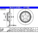 Bremsscheibe Mazda T. 5 1.8-2.0 05 | 24.0111-0165.1