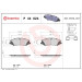 BREMBO Bremsklötze VA | LAND ROVER Range Rover 12 | P 44 024