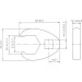 BGS Hahnenfußschlüssel | Antrieb Innenvierkant 12,5 mm (1/2"""") | SW 26 mm | 1757-26