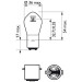 GLÜHLAMPE S2 12V/35/35W BA20D (Z COKO?EM METALOWYM) | PH12728C1