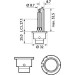 D2S 35W P32d-2 WhiteVision 5000K Xenon 1 St. Philips | P32d-2, Xenon-Lampe | 85122WHV2C1