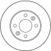 Bremsscheibe Renault S. 19 | DF1016 Bremsscheibe Renault S. 19 | DF1016