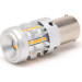 LED Metalsockel PY21W Bau15s 26x 3030 SMD Orange 100 % Canbus Inside