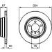 Bremsscheibe HA | BMW E65 01 | 0 986 479 004