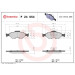 BREMBO Bremsklötze VA | FORD Fiesta, Ka 95-08 | P 24 054