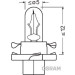 BX8,4d Osram | 12V 1,5W BX8,4D Beige | PLASTIKSOCKEL | 2452MFX6