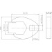 BGS Hahnenfußschlüssel | Antrieb Innenvierkant 12,5 mm (1/2"""") | SW 32 mm | 1757-32