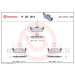 BREMBO Bremsklötze HA | JEEP Commander/Grand Cherokee 04 | P 37 011