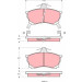 TRW Bremsbeläge | GDB1197