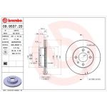 80 481 006 Bremsscheibe VA | HYUNDAI Accent 00 | 09.9537.20