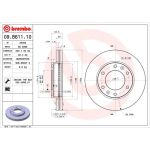 80 481 042 Bremsscheibe VA | HYUNDAI H-1 TQ 08 | 09.B611.10