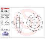 80 482 006 Bremsscheibe HA | HYUNDAI Getz,i20,KIA Rio 05 | 08.A602.11