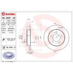 80 482 017 Bremsscheibe HA | HYUNDAI ix20,KIA Venga 10 | 08.9081.21