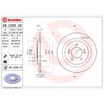 80 482 019 Bremsscheibe HA | HYUNDAI i40 11 | 08.C250.21