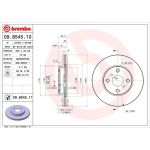 82 481 087 Bremsscheibe VA | TOYOTA Yaris,Yaris Verso 99 | 09.8545.11