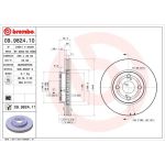 82 481 098 Bremsscheibe VA | TOYOTA Corolla 02 | 09.9824.11