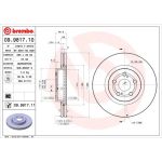 82 481 100 Bremsscheibe VA | TOYOTA Avensis 03 | 09.9817.11